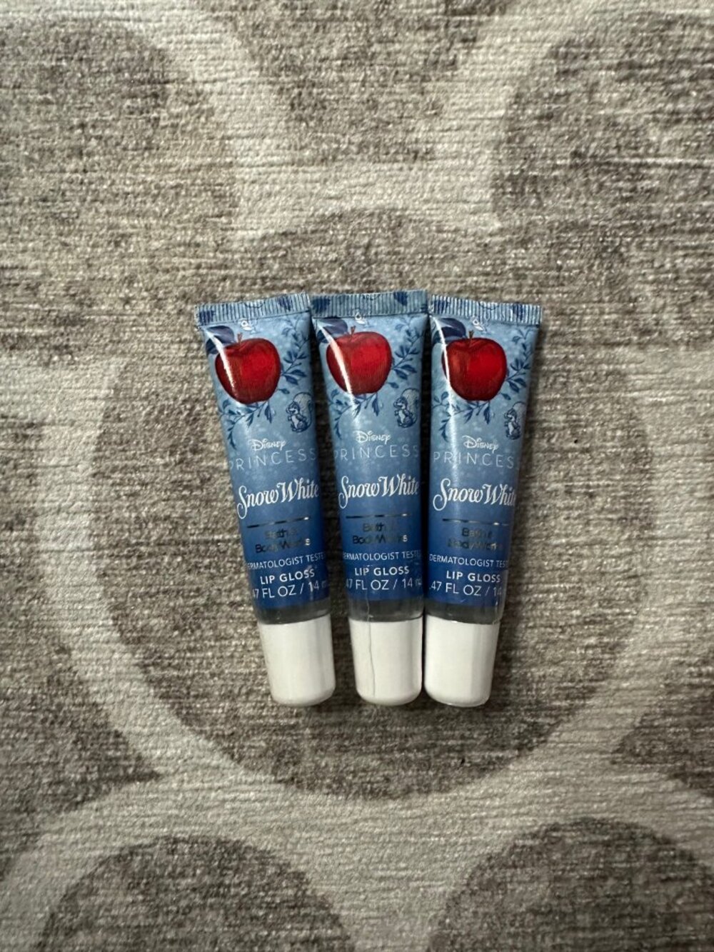 Bath & Body Works Disney Princess Snow White Lip Gloss Set of 3 NEW